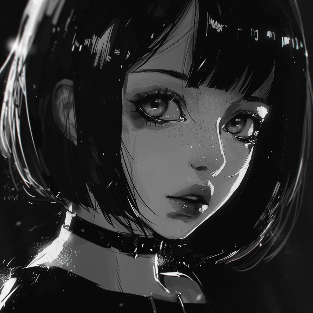 black anime pfp 4k