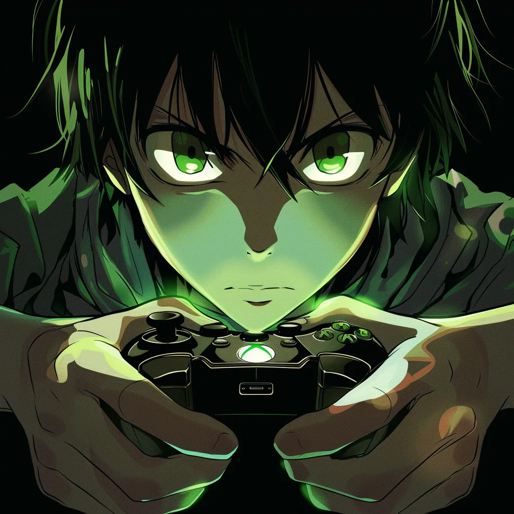 xbox 360 anime pfp eren, yato, green, xbox, joker