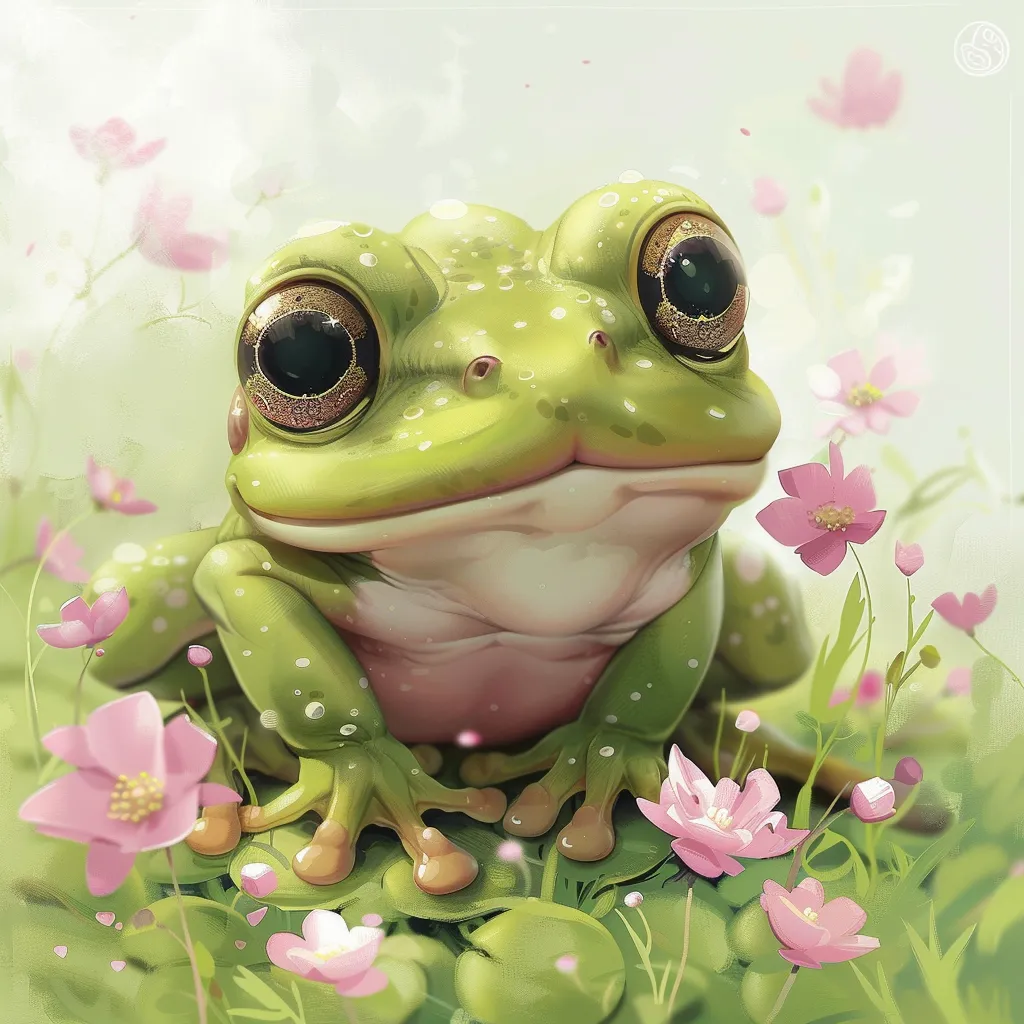 cute frog pfp cartoon