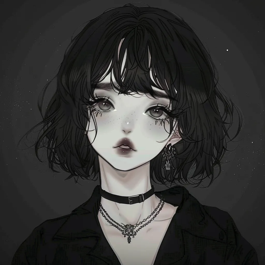 dark cute pfp