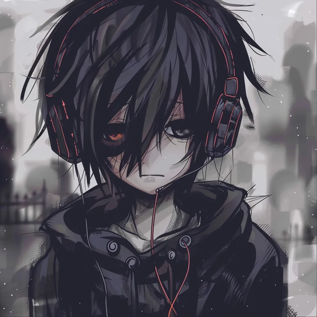 emo anime pfp