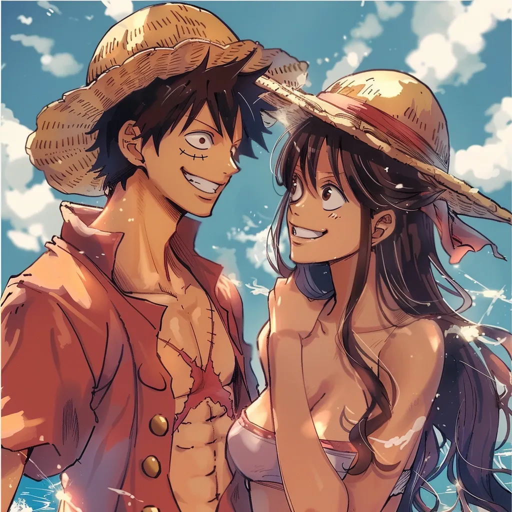 luffy have a love interest cute