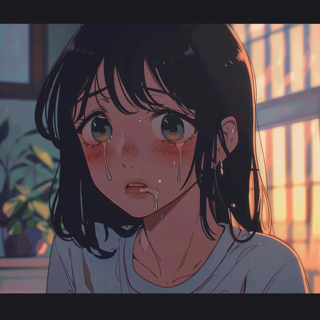 sad pfp for tiktok anime