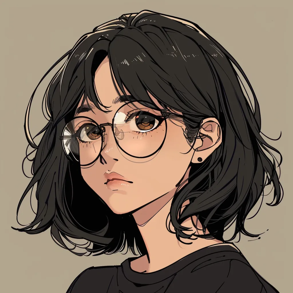 your anime pfp says about you glasses, study, zepeto, girl, nerd