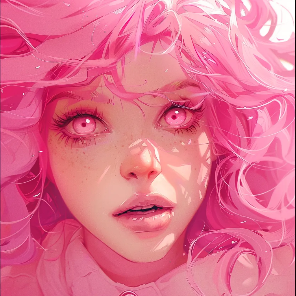 pink anime pfp pinterest