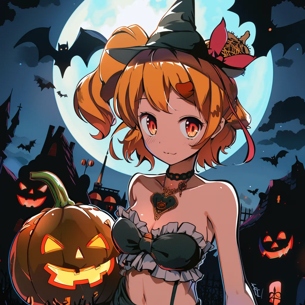 halloween cartoon pfp anime