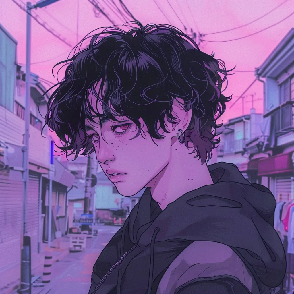 aesthetic anime pfp male