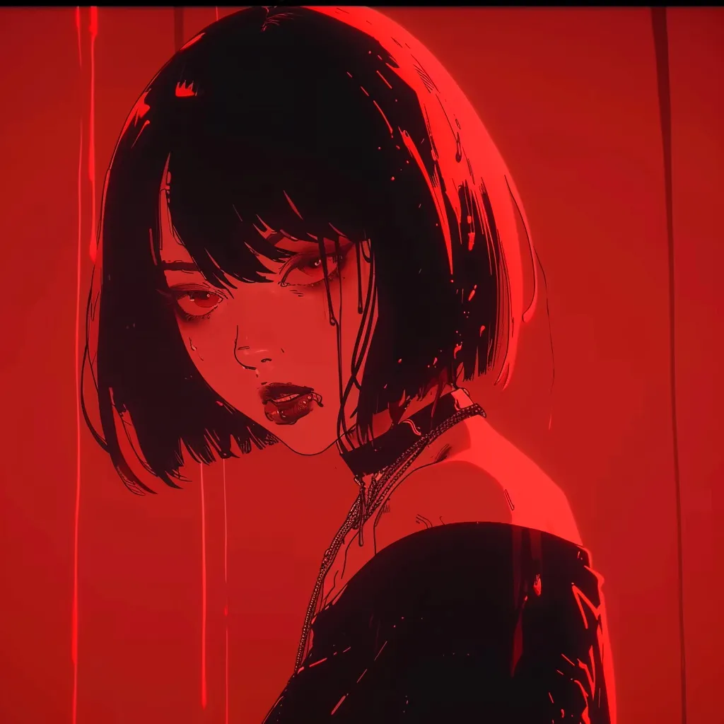 red anime pfp  junji, uta, nico, red, yuji