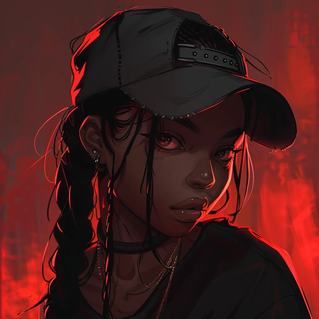 black anime pfp 4k