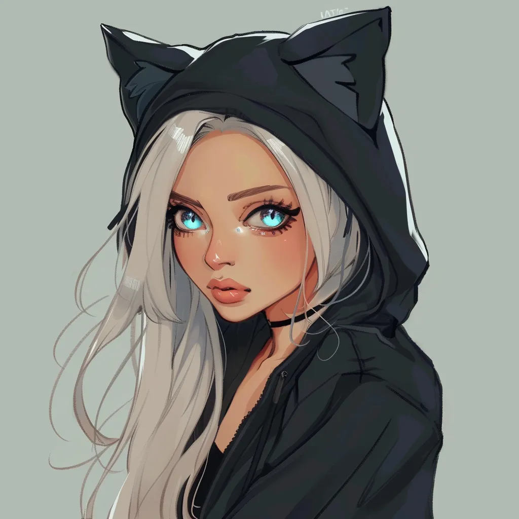 anime pfp ideas kitty, hoodie, cat, fox, kitten