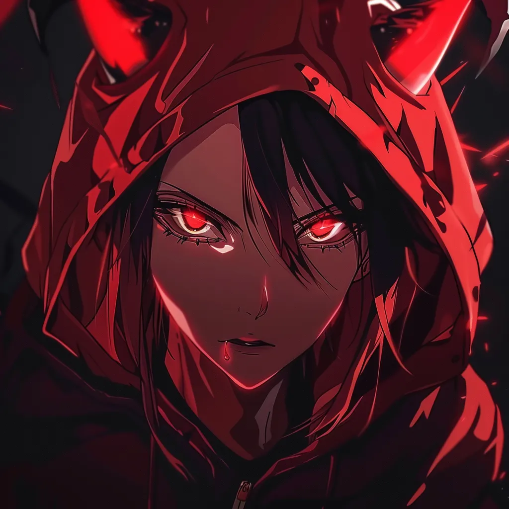 red demon anime pfp