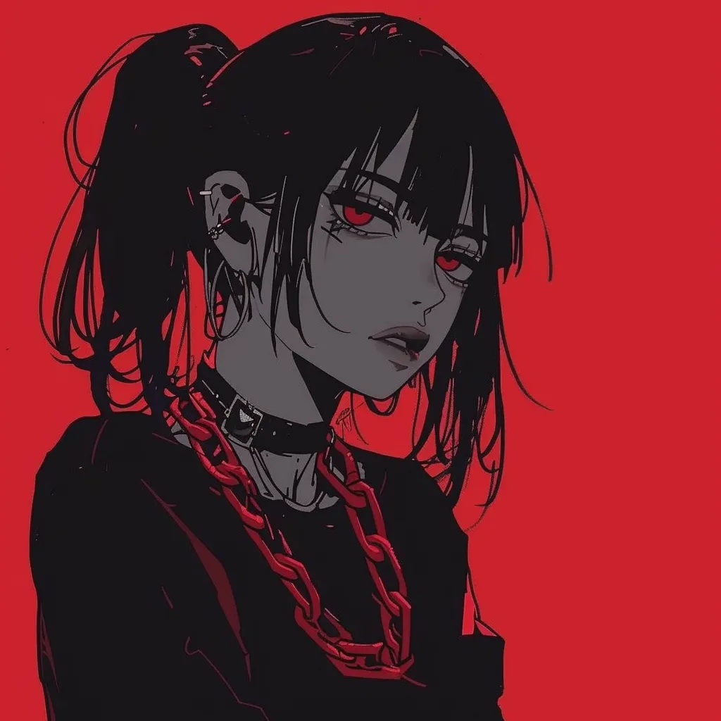 dark aesthetic anime pfp matching