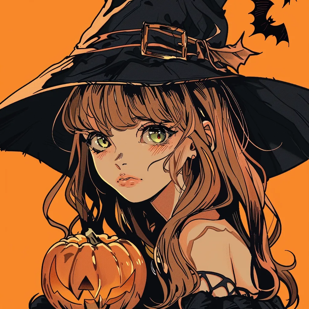 halloween cartoon pfp anime