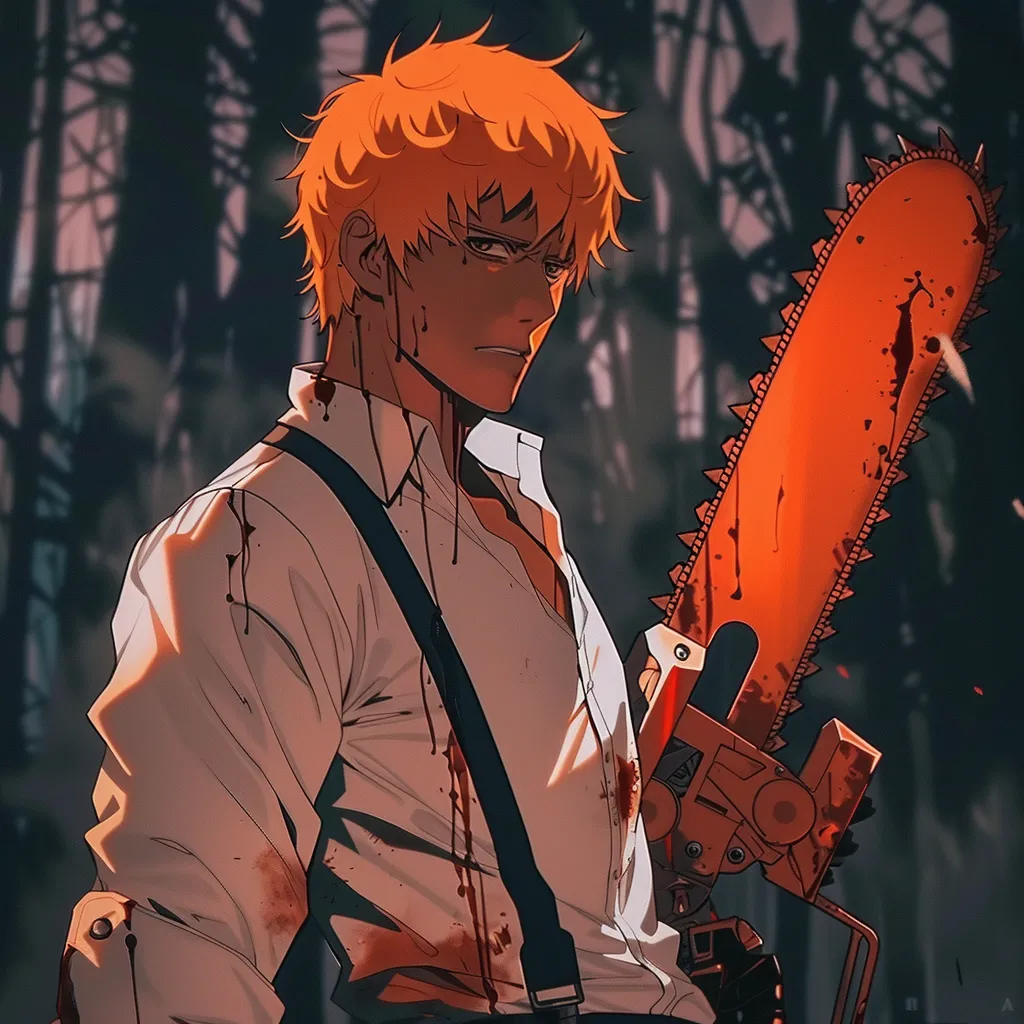 pfp chainsaw man bleach, sword, chainsaw, rengoku, naruto