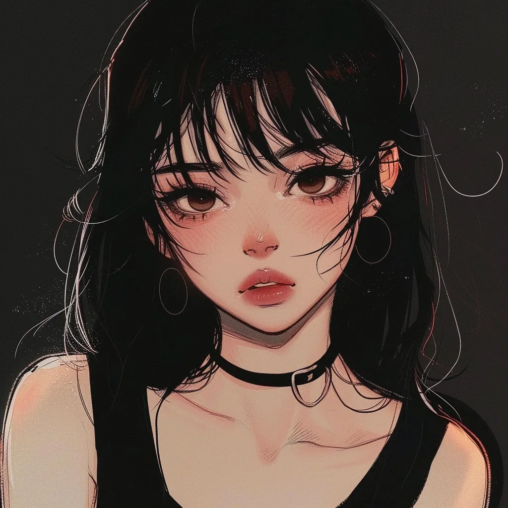 tiktok anime pfp zepeto, lofi, nezuko, girl, lisa