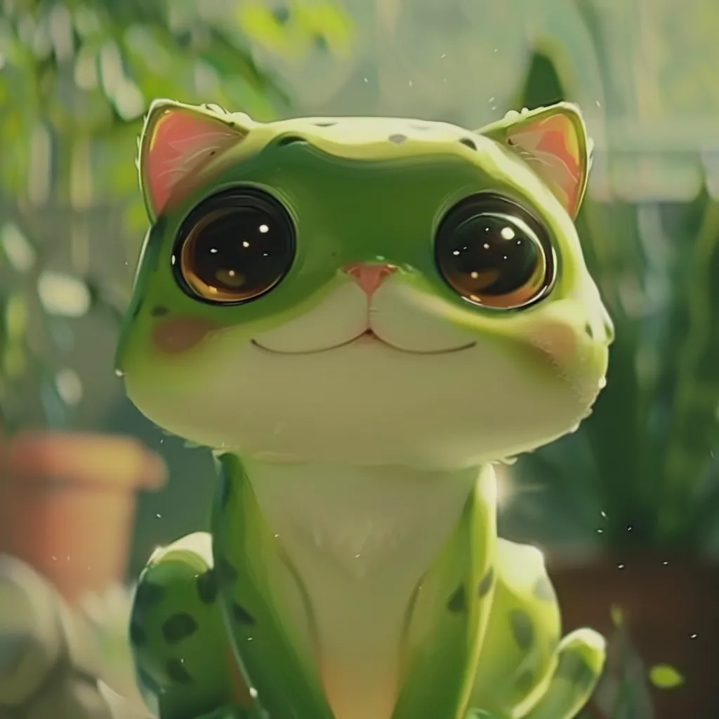 cute frog cat pfp