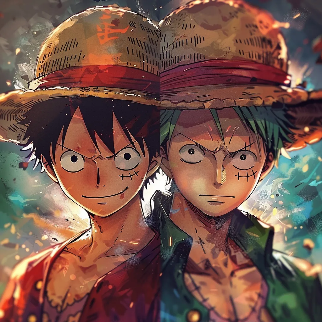 luffy and zoro manga pfp