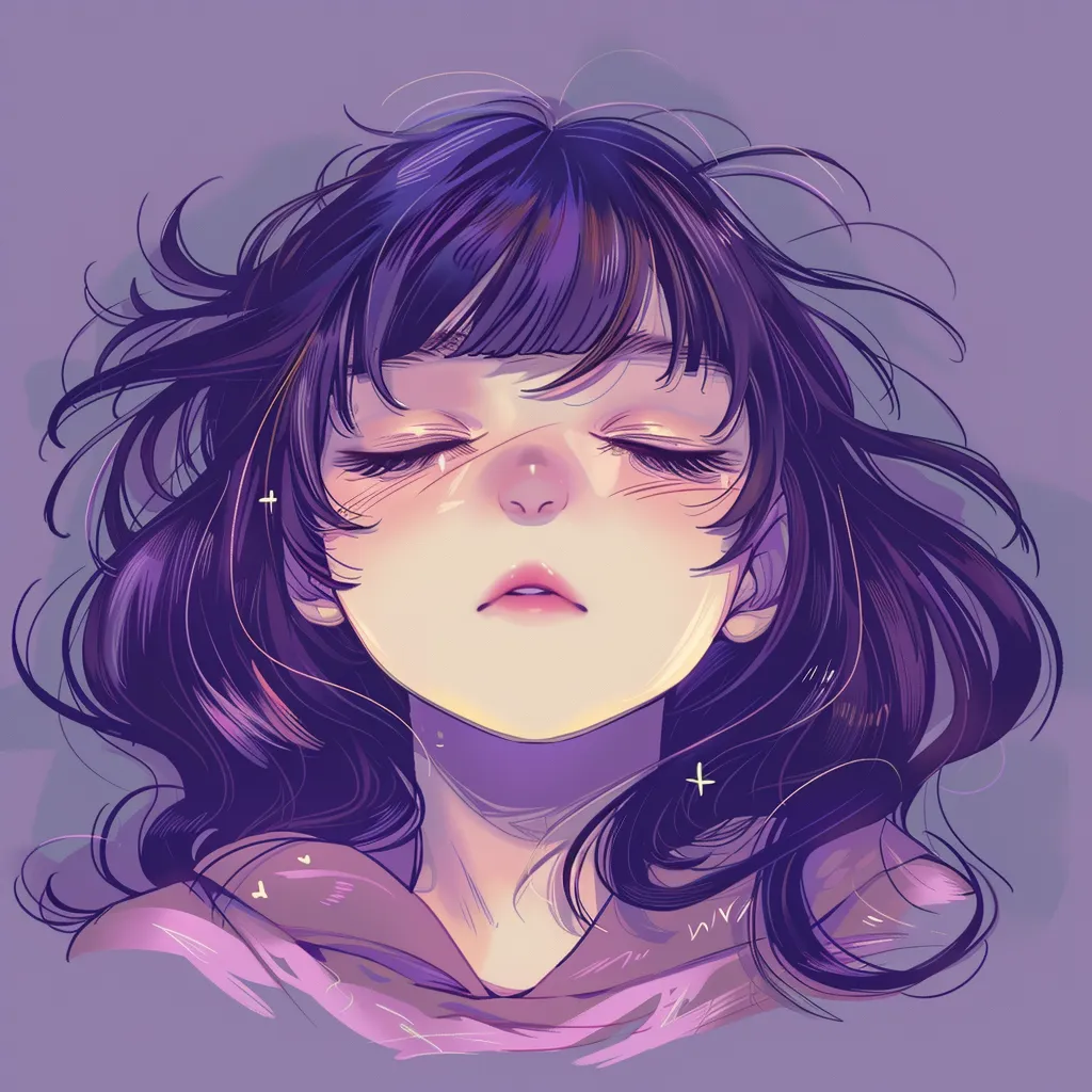 tired anime pfp violet, omori, tired, vent, tear