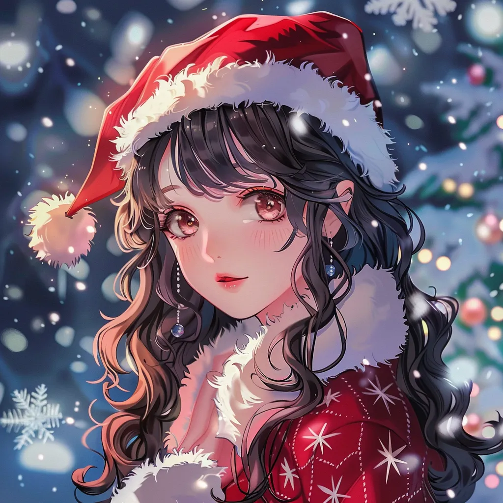 christmas anime pfp matching