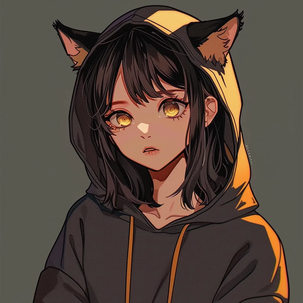 anime pfp instagram hoodie, miko, kuromi, fox, stray