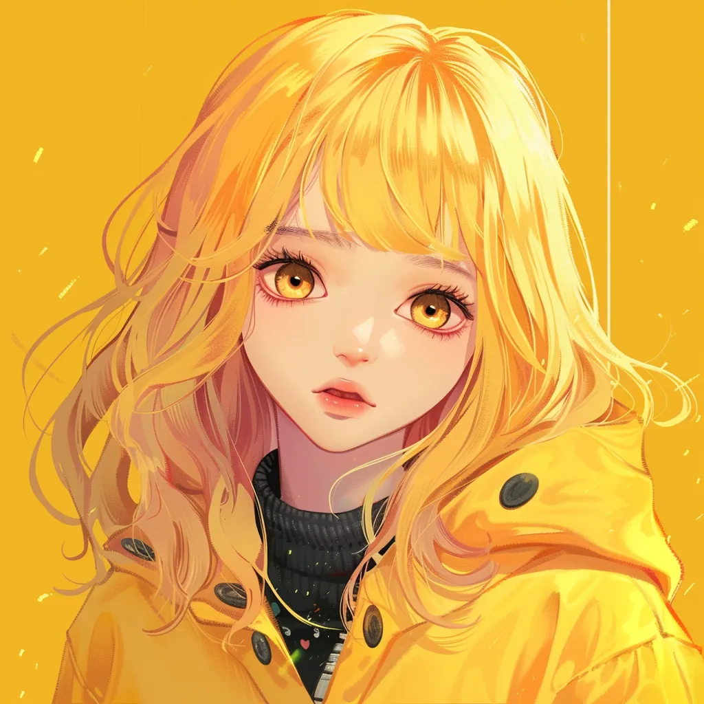 yellow cute pfp