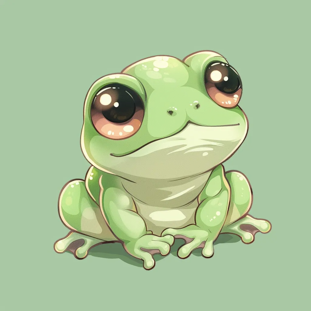 kawaii cute frog pfp