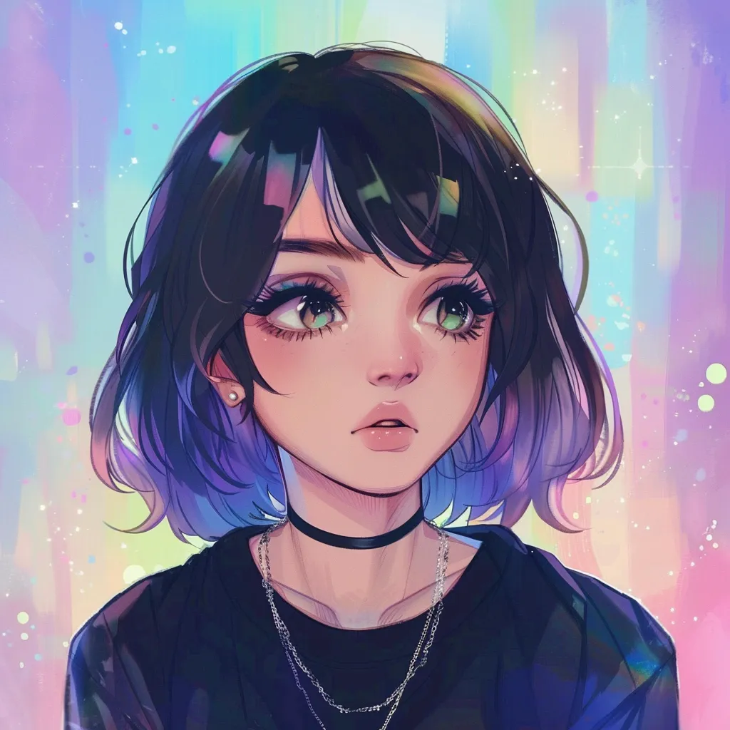 gay anime girl pfp