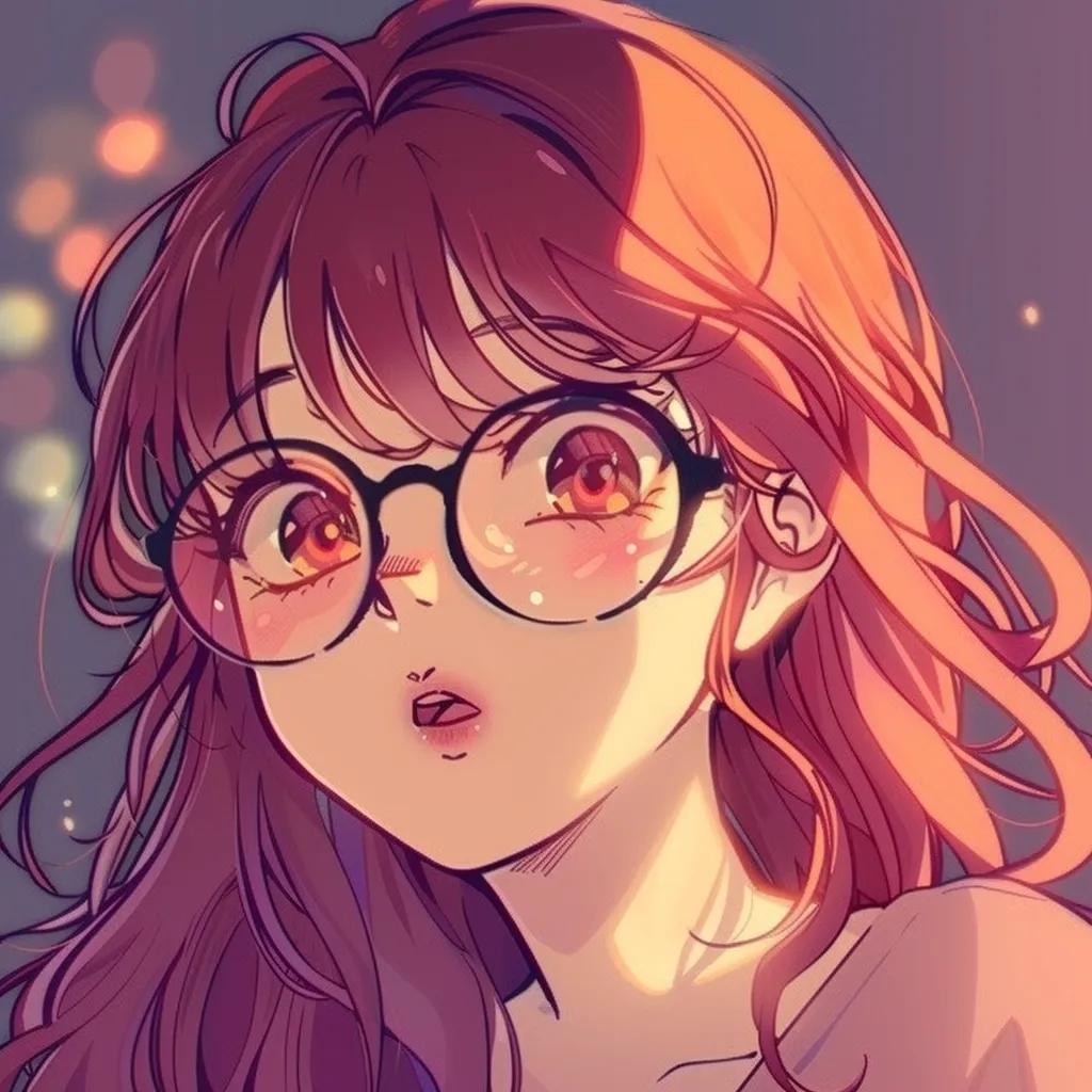 meme anime pfp glasses, lofi, megumi, nerd, unknown