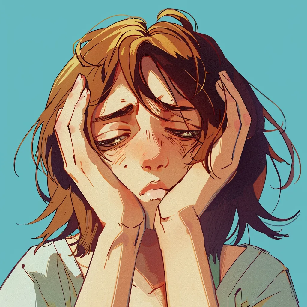 tired anime pfp tired, tear, upset, broken, megumi
