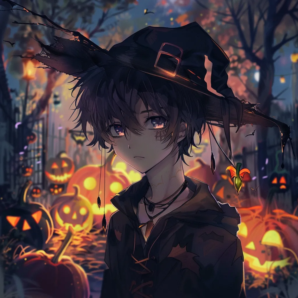 halloween anime pfp boy