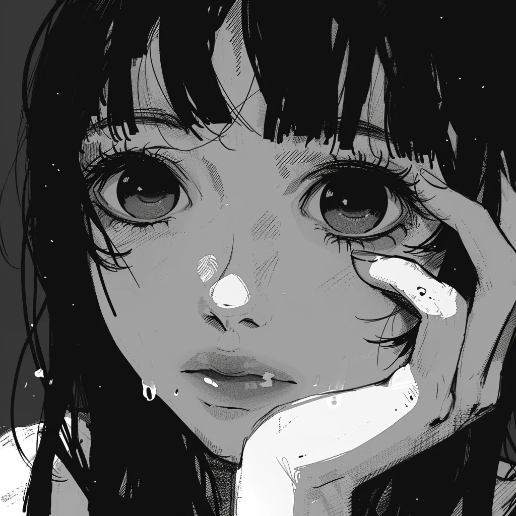 sad anime manga pfp