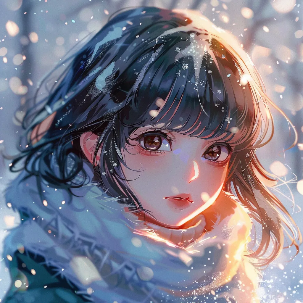 winter anime pfp winter, megumi, cold, himiko, ice