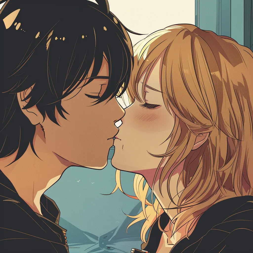kissing anime pfp kissing, zenitsu, banner, they, junji