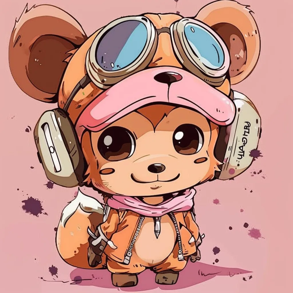 cute chopper pfp chopper, rilakkuma, winnie, pompompurin, chibi