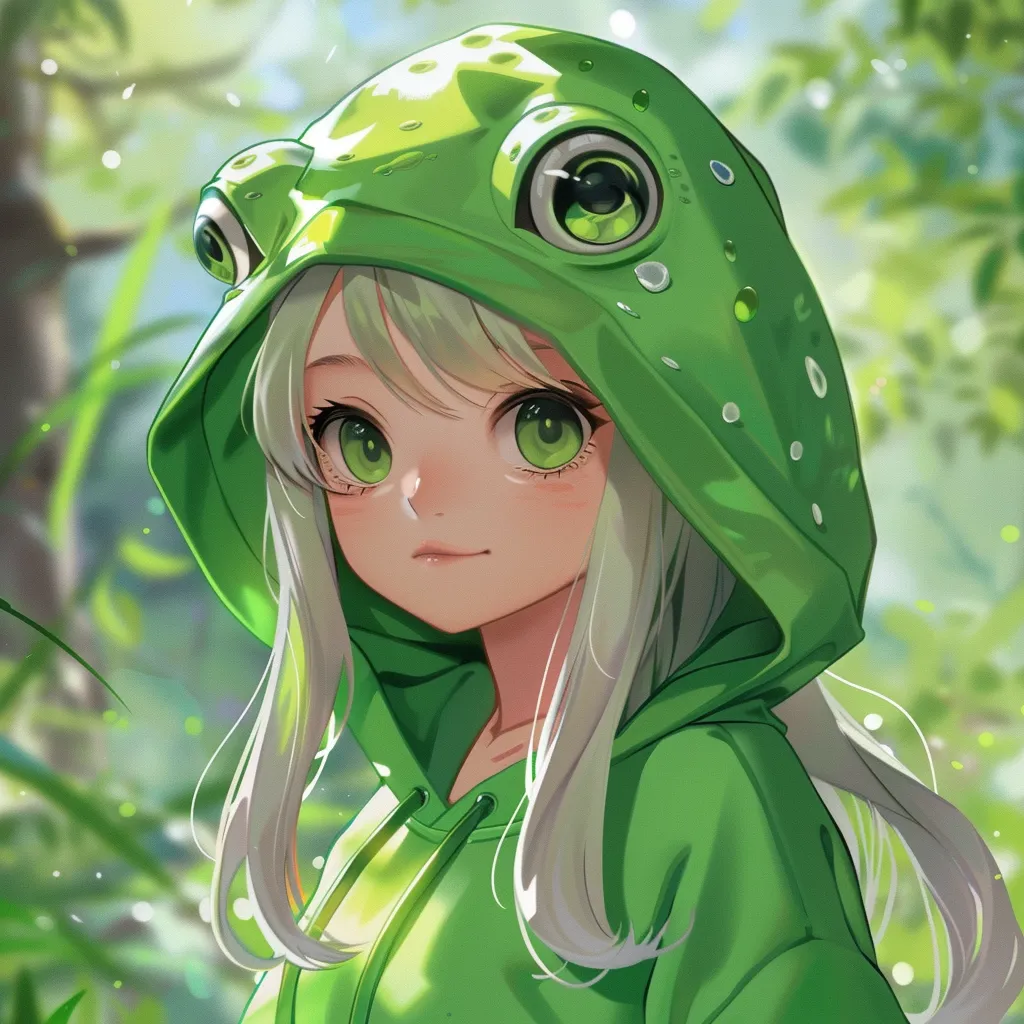 cute frog matching pfp girl