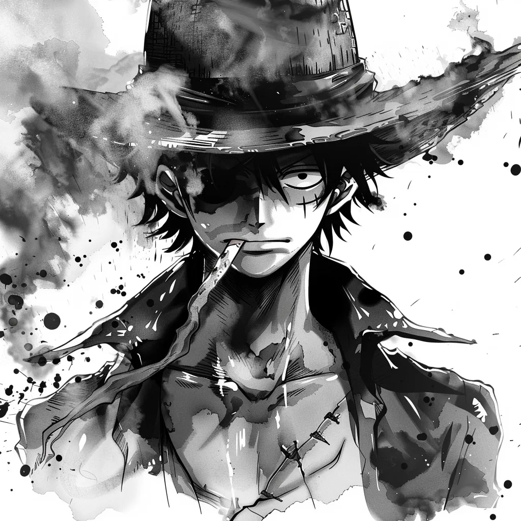 luffy one piece manga pfp