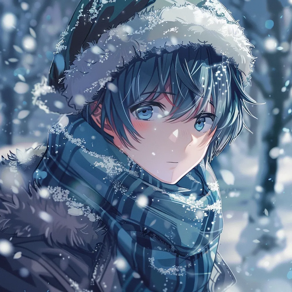 winter anime pfp winter, yato, cold, kirito, eren