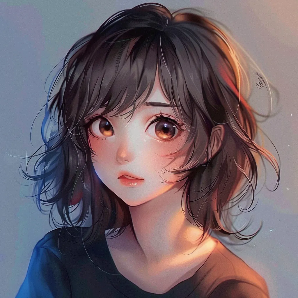 random cute girl pfp