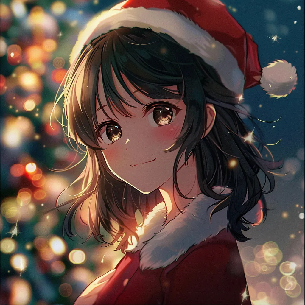 christmas themed anime pfp