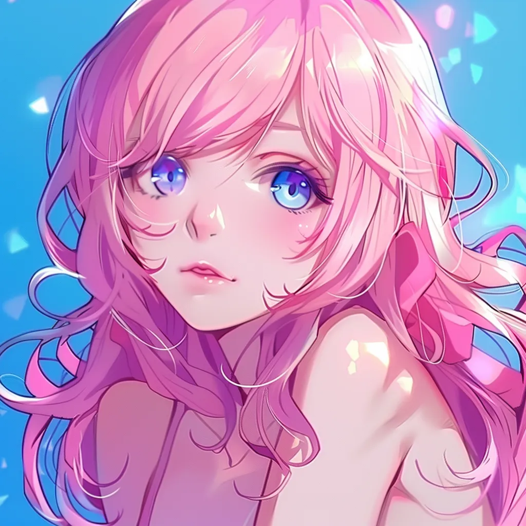 your anime pfp says about you luka, pink, unknown, ocean, kawaii