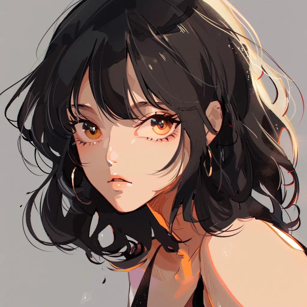 w anime pfp unknown, study, nezuko, girl, tear