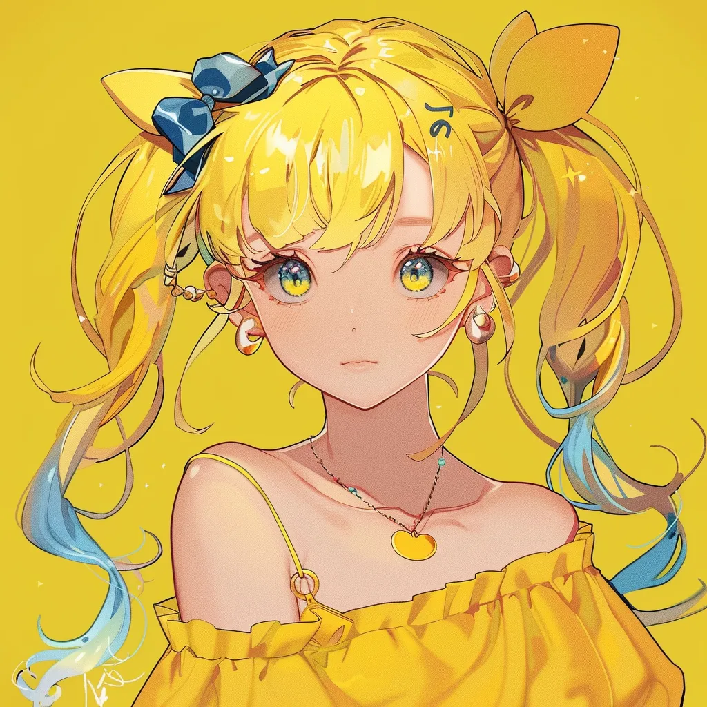 yellow cute pfp