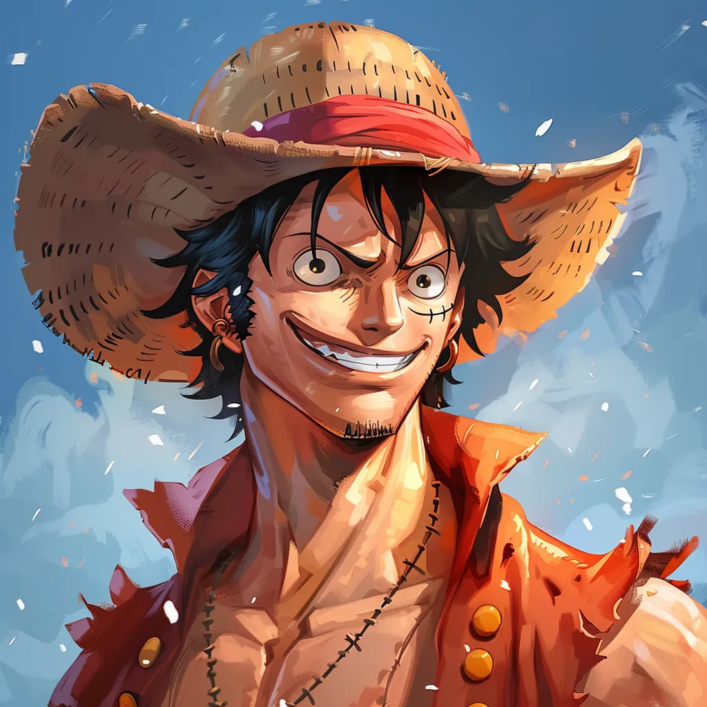 pfp one piece luffy, rengoku, zoro, eren, vagabond