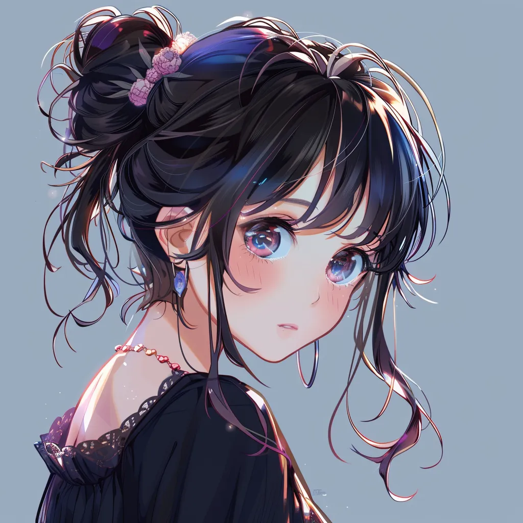 cute anime girl pfp y2k