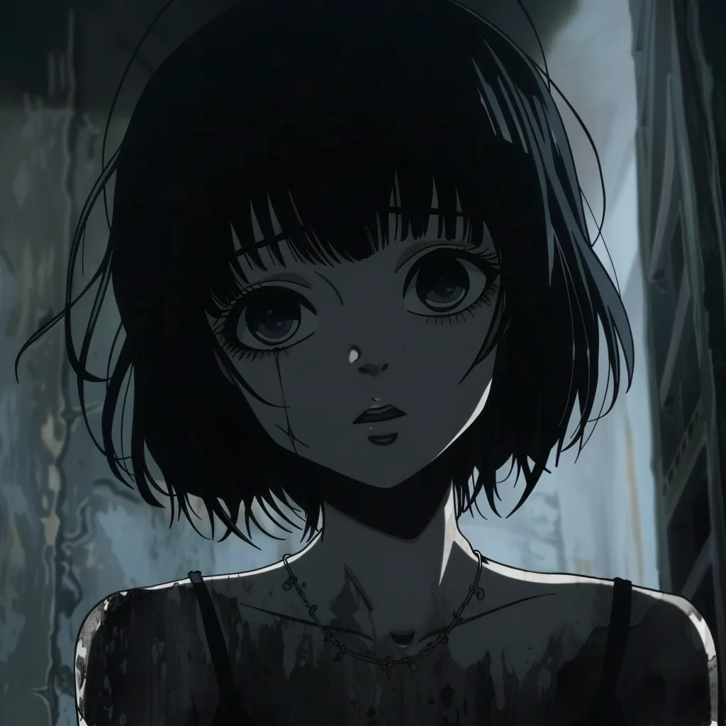 horror anime pfp