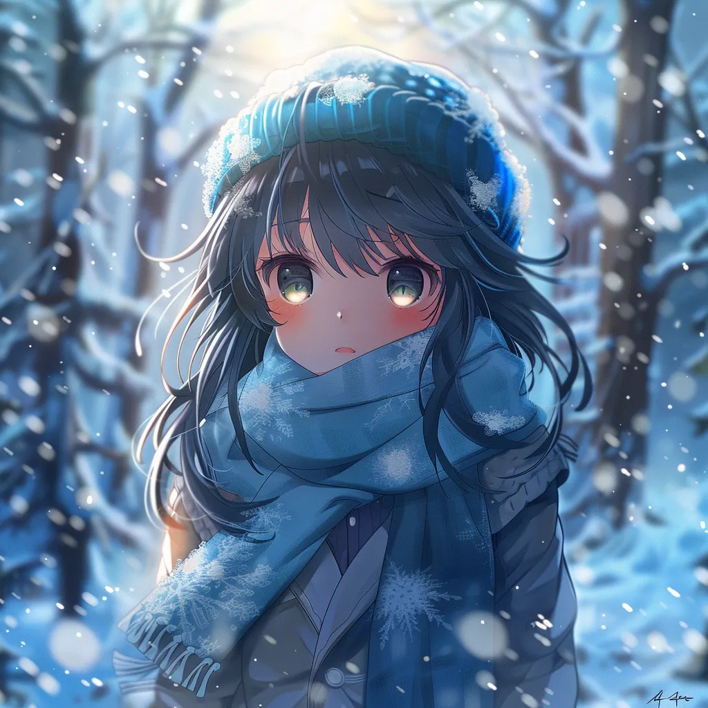 winter anime pfp winter, megumi, unknown, cold, nagi