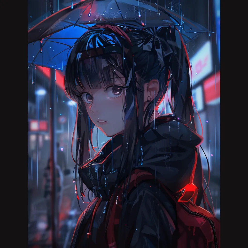 cool anime pfp 4k rain, kaguya, nico, kuromi, uta