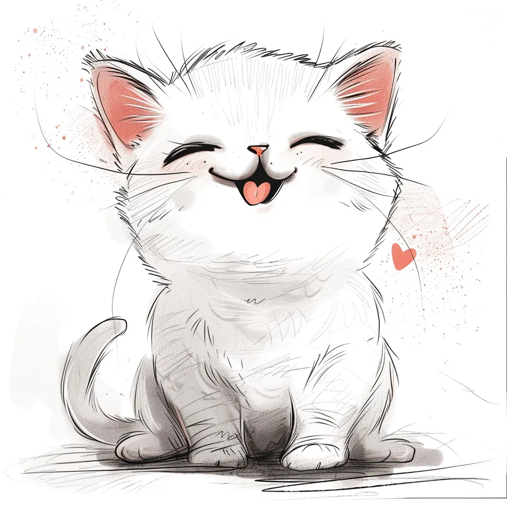 cute cat pfp drawing