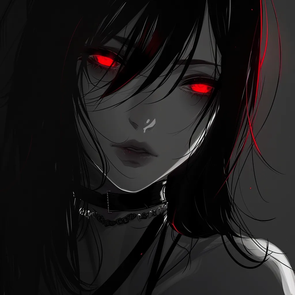 dark anime pfp