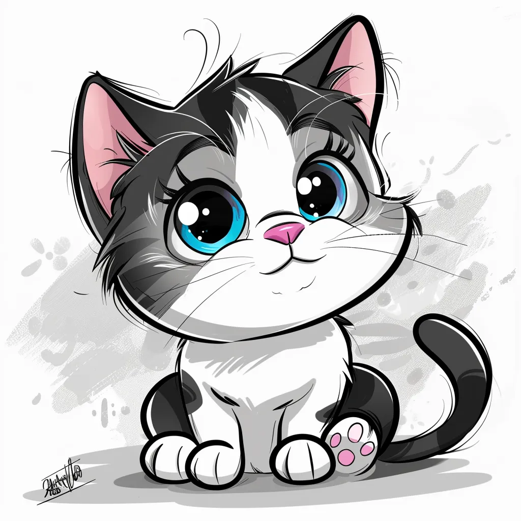 cute cat pfp cartoon